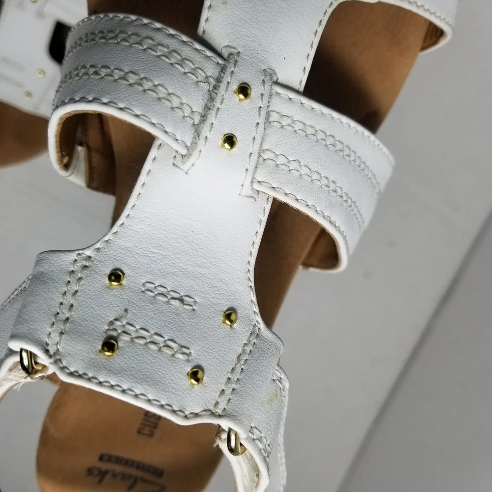 CLARKS COLLECTIONS SOFT CUSHION  WOMEN'S WEDGES SIZE 10